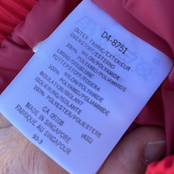 Vintage 90s DESCENTE red padded vest retro size M LKNW! B74 - Picture 8 of 8